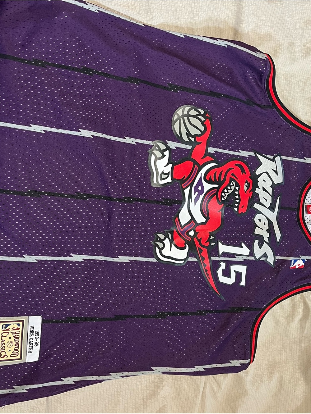Retro Purple Toronto Raptors #15 Basketball Jersey